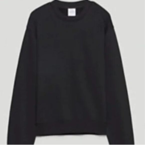 TNA Black Airy Crewnect Sweatshirt from Aritzia - Picture 1 of 8